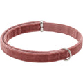 Bosey Velvet Cat Collar with Elastic Safety Segment 18–30 cm Dusty Rose - Product view